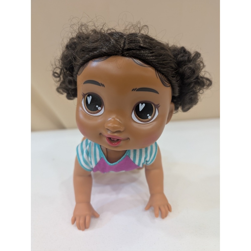 BABY ALIVE Baby Go Bye Bye Doll Crawling Talking Interactive Doll‎ - Used, Works - Picture 2 of 6